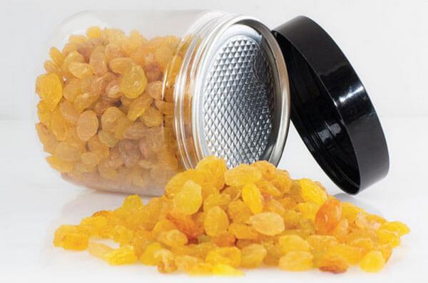 مشخصات انواع کشمش زرد